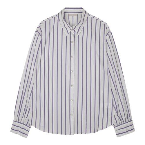 iuw965 bold stripe box shirts (purple)